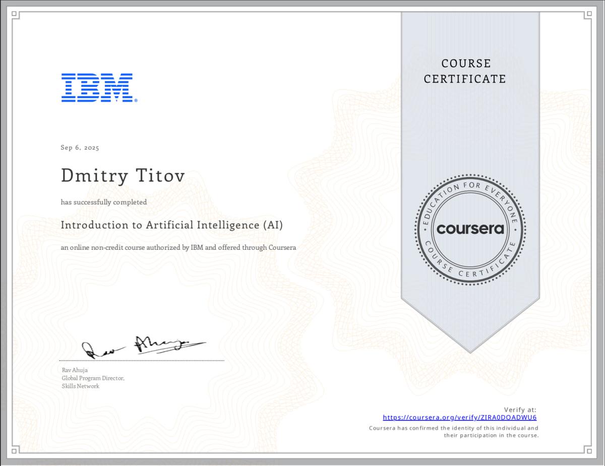 IBM Certificate